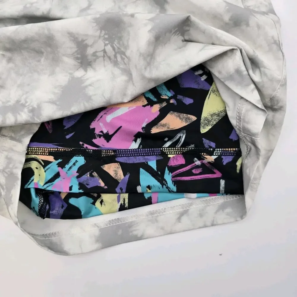 Chubbies Shorts Mens XL 5.5 Inch Gray Tie Dye Boxer Lined Athlounger 80s